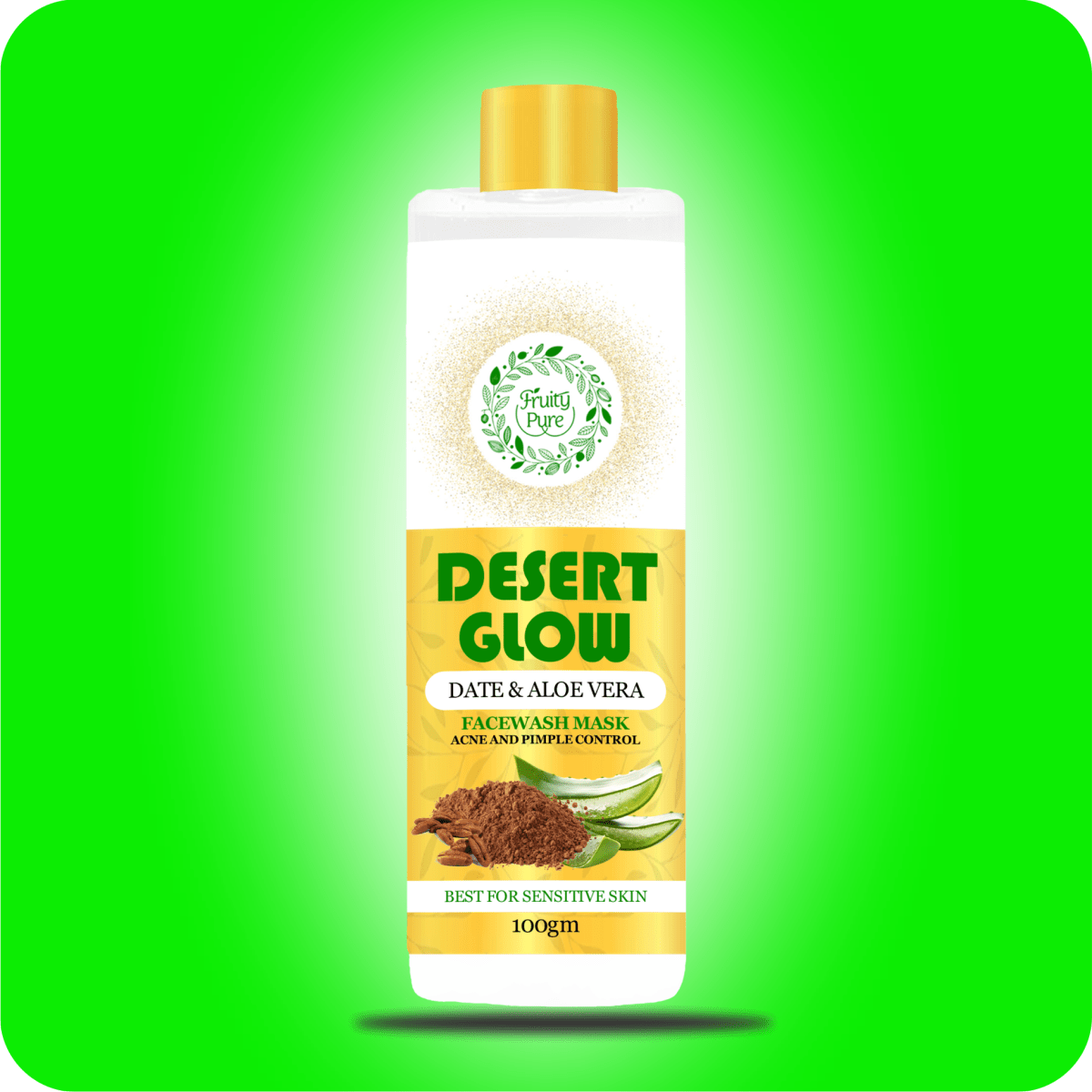 Date & Aloe Vera Facewash Mask - Facemask | Fruity Pure